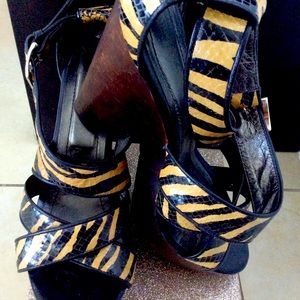 Animal Print Platforms - Real Leather 🐅